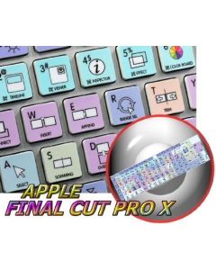4Keyboard Apple Size Keyboard Sticker Apple Final Cut PRO X Galaxy Series